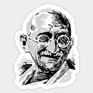 Ghandi Sticker